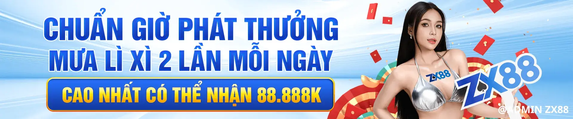 Phát thưởng lì xì trên Zx88us game nhận đến 88888k
